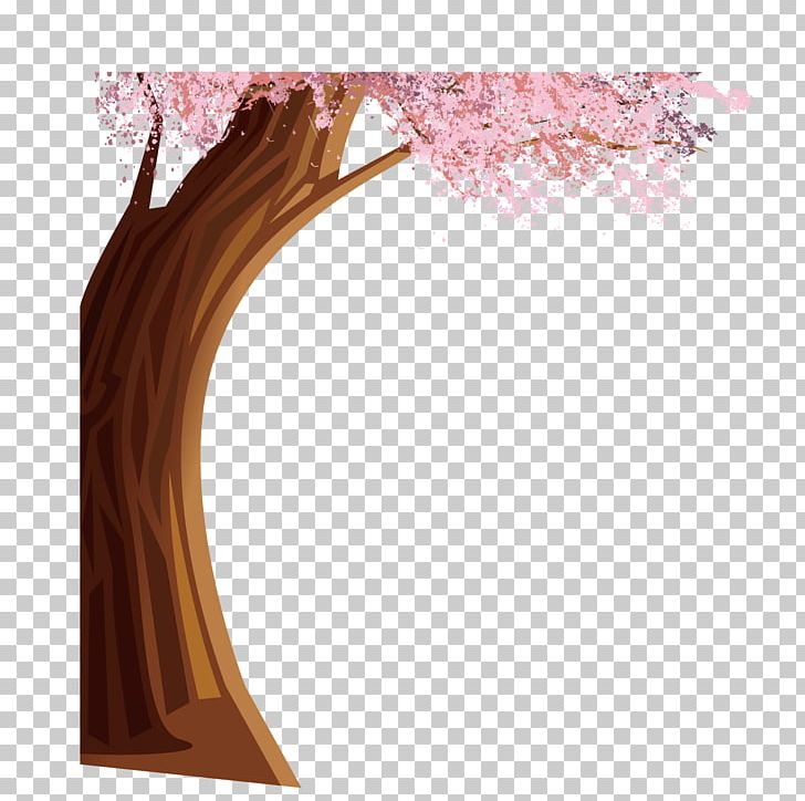 Tree Stump Illustration PNG, Clipart, Branch, Cartoon, Cherry, Cherry Blossom, Cherry Blossoms Free PNG Download