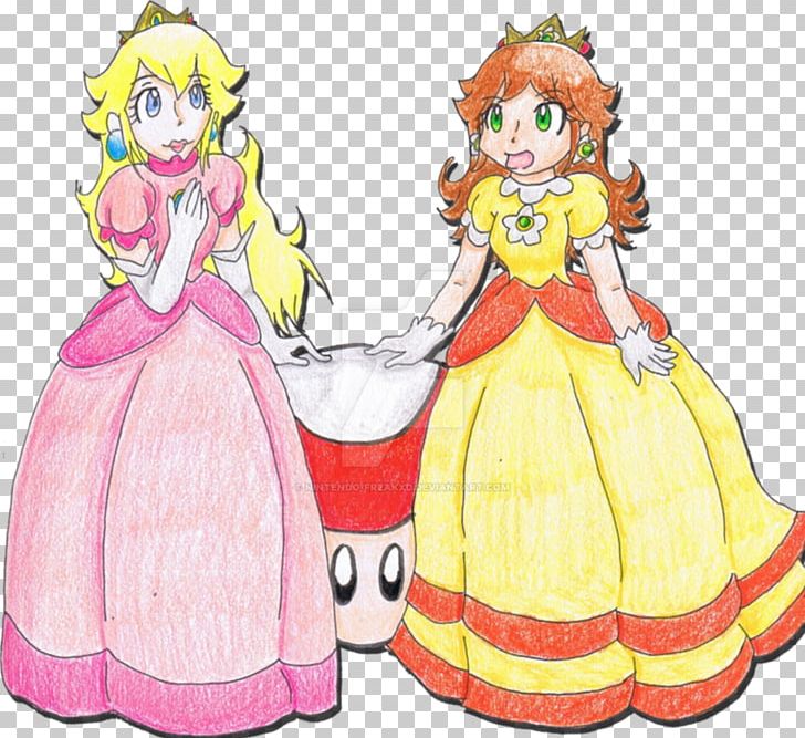 Princess Peach Princess Daisy Super Mario Bros. Bowser PNG, Clipart, Anime, Art, Bowser, Clothing, Costume Free PNG Download