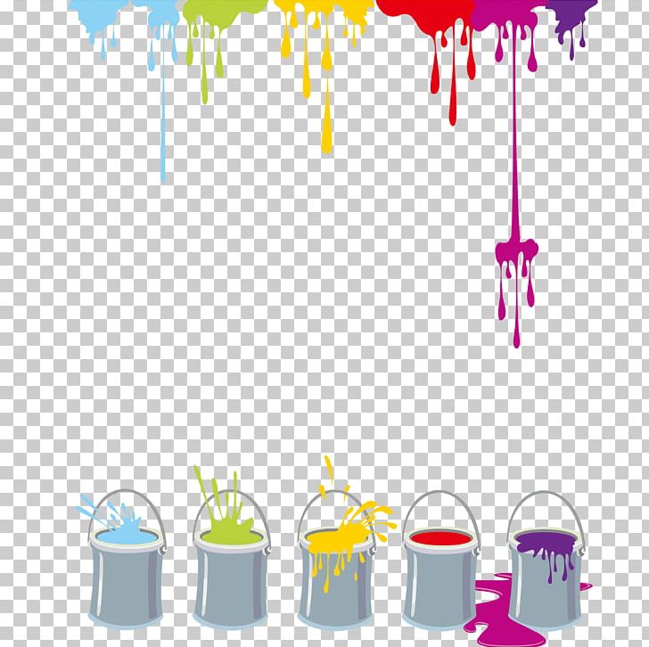 Painting Drawing PNG, Clipart, Brush, Bucket Vector, Color, Creative Background, Drinkware Free PNG Download
