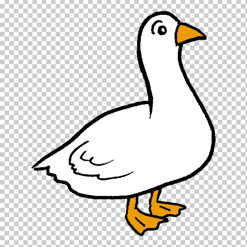 Duck Goose Line Art Cartoon Beak PNG, Clipart, Beak, Cartoon, Duck, Goose, Line Art Free PNG Download