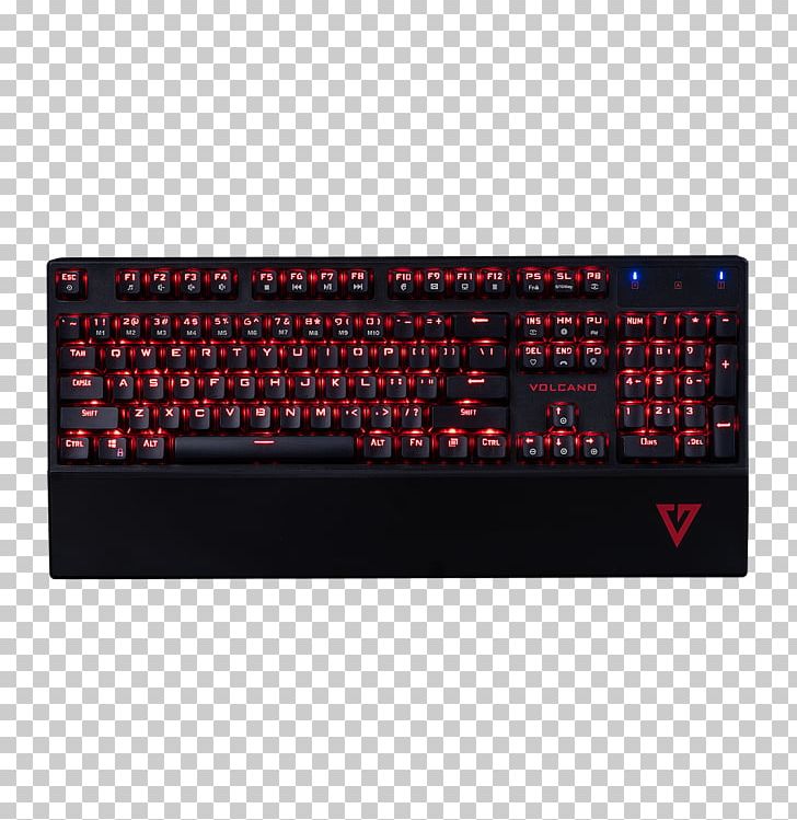 Computer Keyboard MODECOM Volcano Gamer Mechanical Gaming Keyboard Black MODECOM ModeCom Volcano Hammer US MODECOM Volcano Lanparty PNG, Clipart, Blue, Computer, Computer Keyboard, Display Device, Electronic Device Free PNG Download