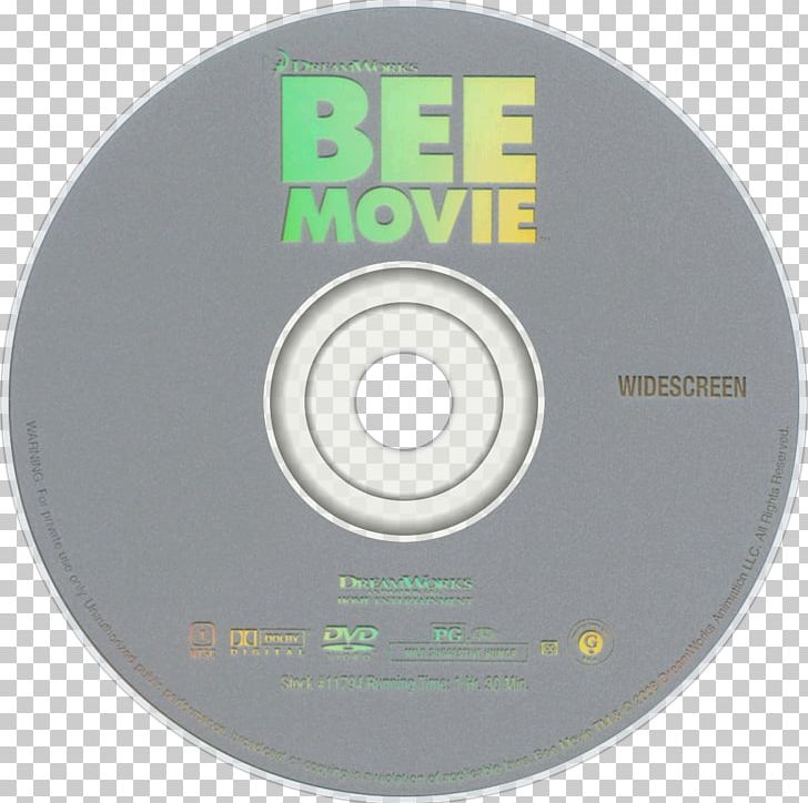 Compact Disc Bee Movie Game DVD Film YouTube PNG, Clipart, Bee Movie, Bee Movie Game, Brand, Chicken Run, Circle Free PNG Download