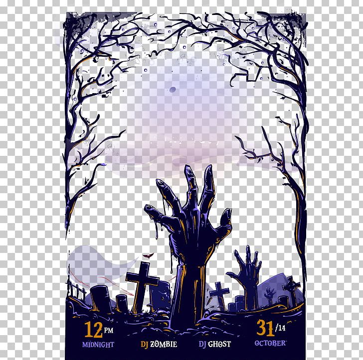 Poster Halloween Graphic Design PNG, Clipart, Advertisement Poster, Advertising, All Saints Day, Bezpera, Cartoon Free PNG Download