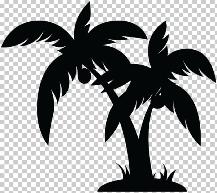 Arecaceae Tree PNG, Clipart, Arecaceae, Black And White, Branch, Clip Art, Coconut Free PNG Download