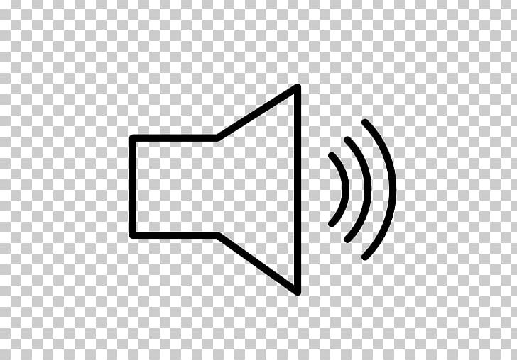 Computer Icons Sound Loudspeaker PNG, Clipart, Angle, Area, Black, Black And White, Blog Free PNG Download