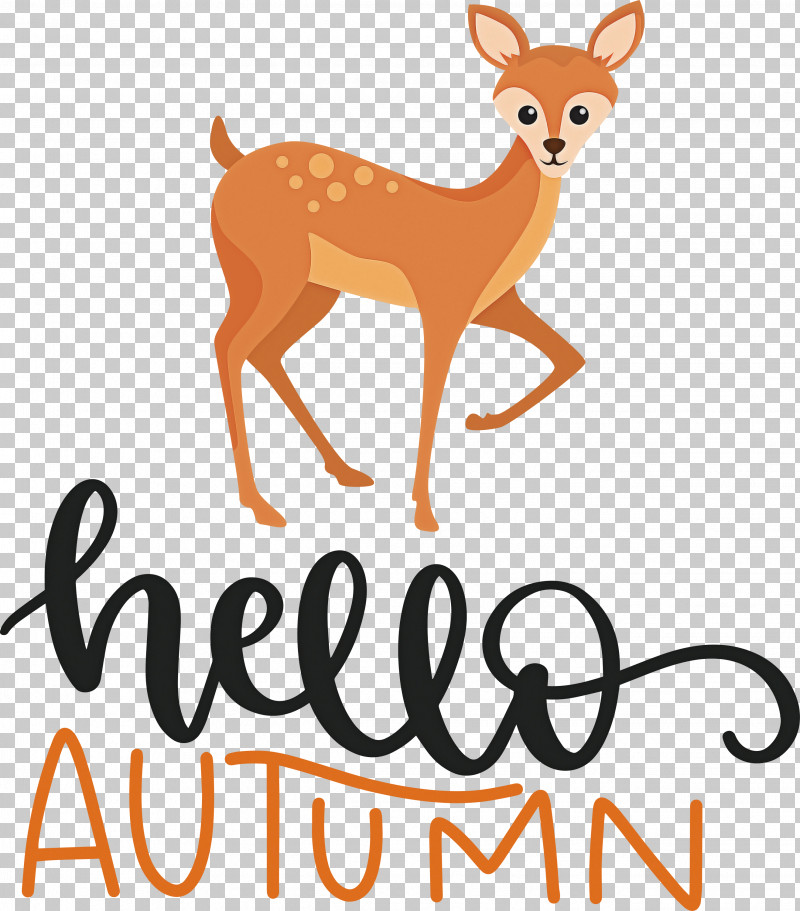 Hello Autumn PNG, Clipart, Animal Figurine, Antler, Biology, Cartoon, Deer Free PNG Download