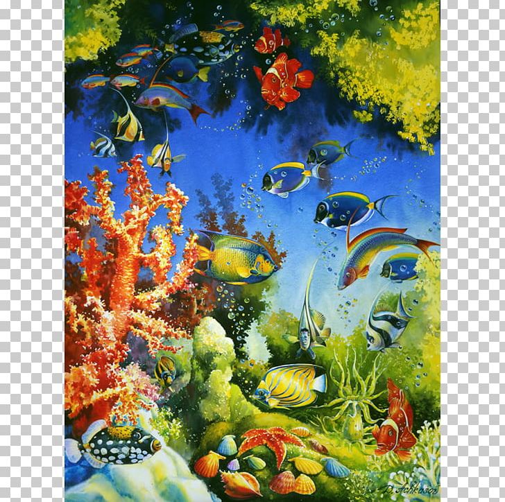 Coral Reef Fish Ecosystem Painting PNG, Clipart, Aquarium, Aquarium Decor, Aquatic Plant, Aquatic Plants, Art Free PNG Download
