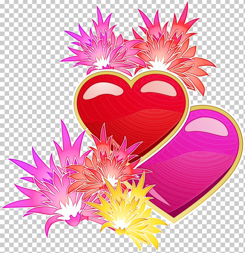 Pink Heart Plant Love Petal PNG, Clipart, Flower, Flower Heart, Heart, Love, Magenta Free PNG Download