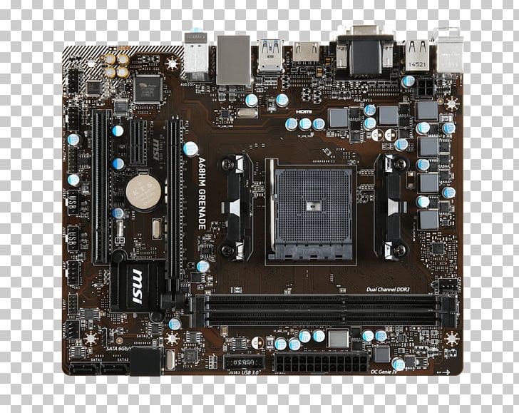 Socket FM2+ MSI A68HM Grenade Motherboard PNG, Clipart, Amd, Atx, Computer Component, Computer Hardware, Cpu Free PNG Download