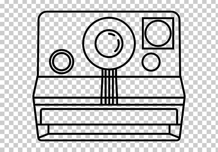 Polaroid SX-70 Computer Icons PNG, Clipart, Angle, Area, Black And White, Camera, Circle Free PNG Download