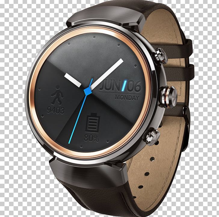 Asus Zenwatch 3 WI503Q Gunmetal (Dark Brown Leather Strap) Smartwatch PNG, Clipart, Accessories, Amoled, Asus, Asus Zenwatch, Asus Zenwatch 3 Free PNG Download