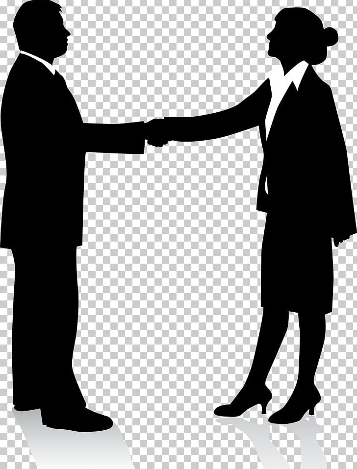 Businessperson Silhouette Handshake PNG, Clipart, Black And White, Business, Business Partner, Communication, Company Free PNG Download