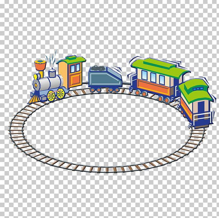 Toy Train Rail Transport Track PNG, Clipart, Area, Circle, Handpainted, Highspeed Rail, Line Free PNG Download