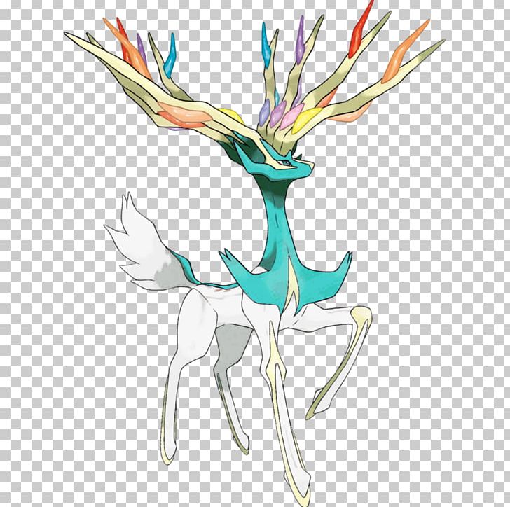 Pokémon X And Y Pokémon Sun And Moon Pokémon Ultra Sun And Ultra Moon Xerneas And Yveltal PNG, Clipart, Antler, Art, Branch, Deer, Fictional Character Free PNG Download