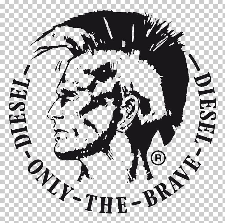Diesel Only The Brave Head Logo Wallpaper