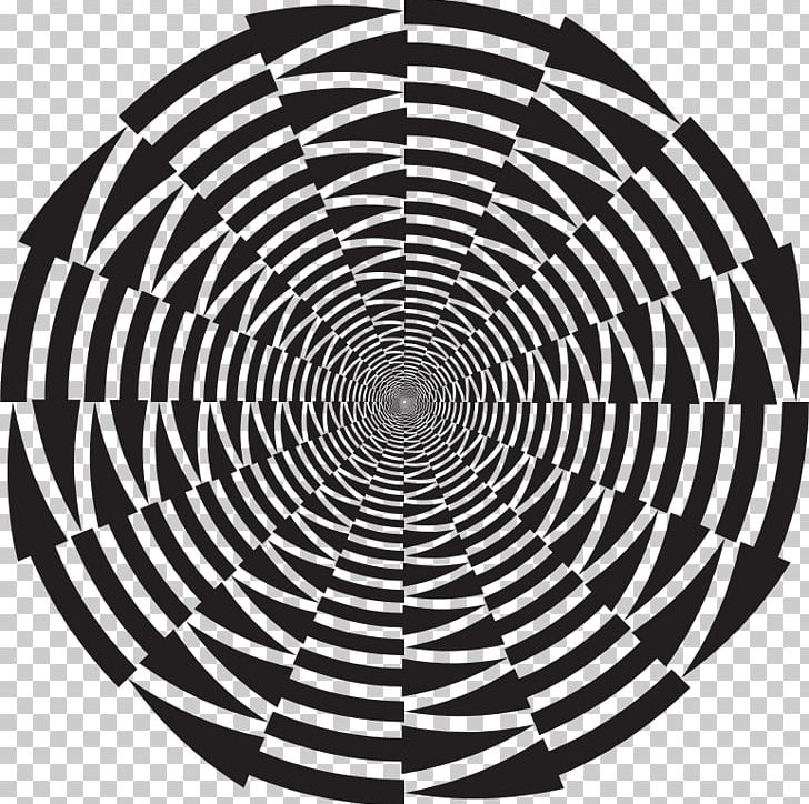 Optical Illusion Optics Vortex PNG, Clipart, Area, Black And White, Circle, Eye, Illusion Free PNG Download