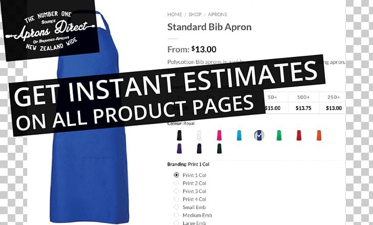 T-shirt Brand Apron PNG, Clipart, Apron, Blue, Brand, Budget, Clothing Free PNG Download