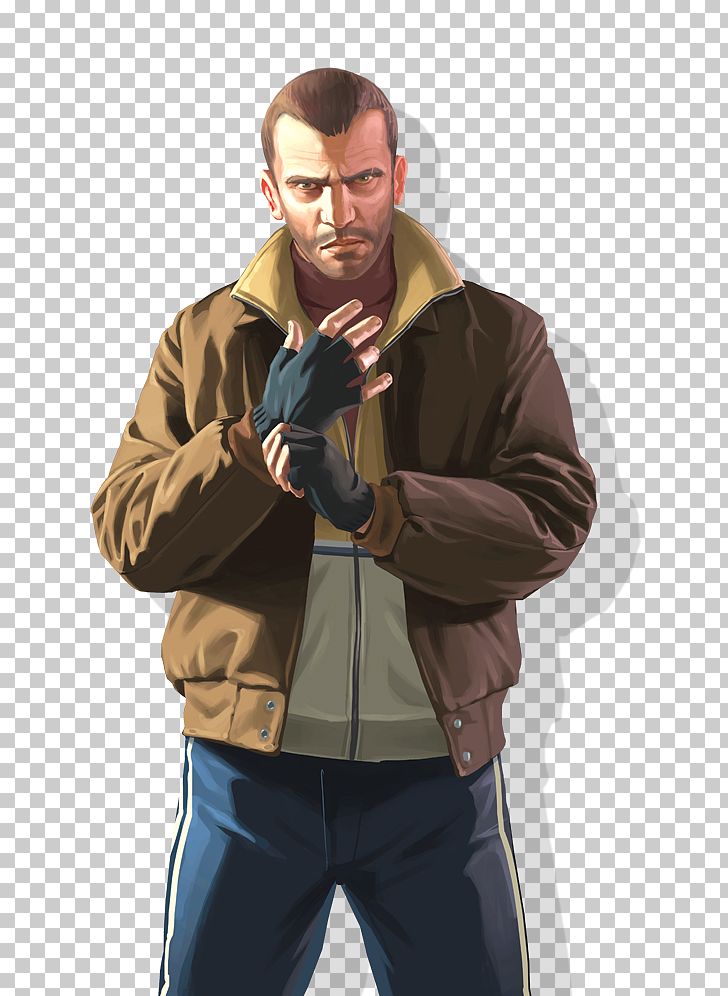 Grand Theft Auto IV Grand Theft Auto: Liberty City Stories Niko Bellic Video Game PNG, Clipart, Blazer, Cool, Dress Shirt, Eyewear, Facial Hair Free PNG Download