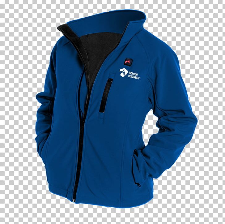 Hoodie T-shirt Jacket Polar Fleece Heated Clothing PNG, Clipart, Active Shirt, Blue, Clothing, Coat, Cobalt Blue Free PNG Download