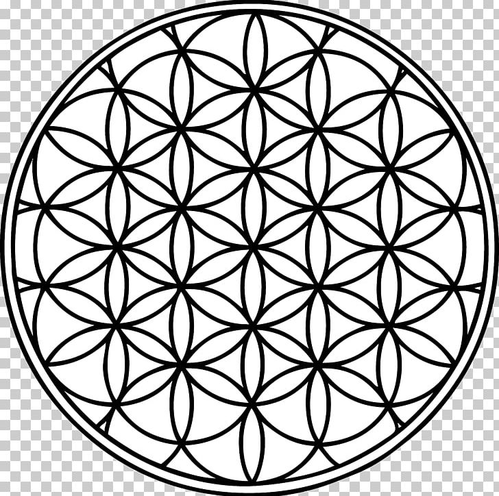 Sacred Geometry Overlapping Circles Grid Symbol PNG, Clipart, Area, Art, Bicycle Wheel, Black And White, Centre Free PNG Download
