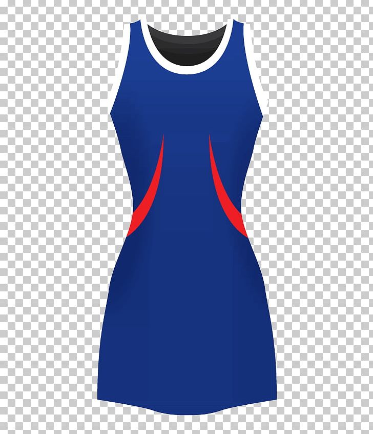 T-shirt Netball Samurai Sportswear The Dress PNG, Clipart, Blue, Clothing, Cobalt Blue, Culottes, Dress Free PNG Download