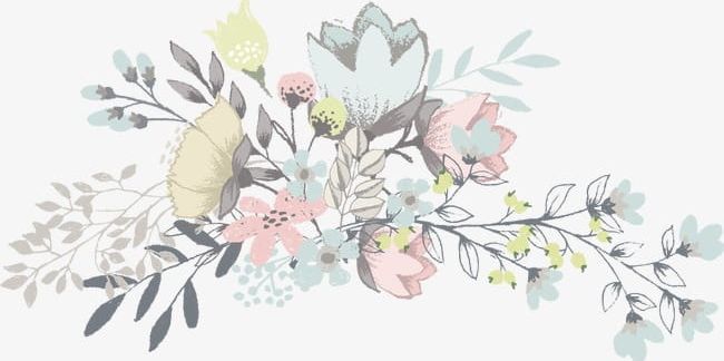Hand-painted Flowers PNG, Clipart, Flowers, Flowers Clipart, Hand, Hand Painted, Hand Painted Clipart Free PNG Download