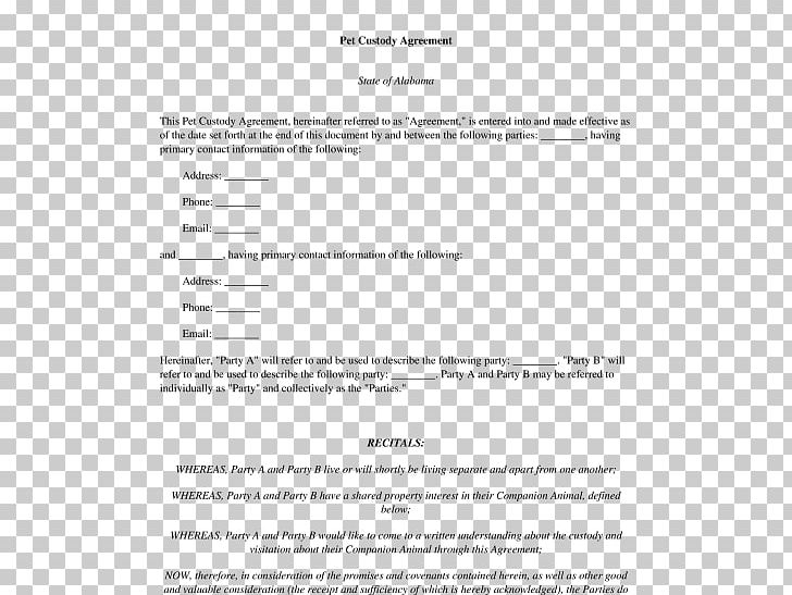 Document Dog Child Custody Template Contract PNG, Clipart, Animals, Area, Child Custody, Contact, Contract Free PNG Download