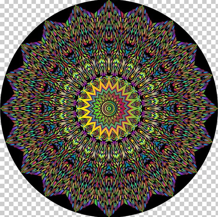 Mandala Psychedelic Art Psychedelia PNG, Clipart, Art, Chakra, Circle, Color, Drawing Free PNG Download