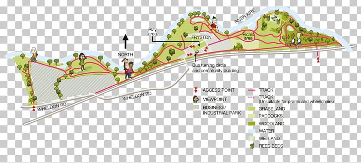 Fryston Country Trails Wheldale Colliery New Fryston Map PNG, Clipart, Area, Castleford, Diagram, Footpath, Industry Free PNG Download