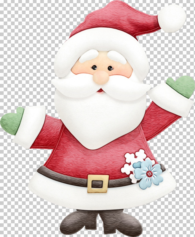 Santa Claus PNG, Clipart, Christmas, Figurine, Paint, Santa Claus, Watercolor Free PNG Download