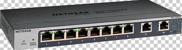 10 Gigabit Ethernet Network Switch Netgear 8 Portgigabit Switch Managed GS110EMX-100NAS PNG, Clipart, 10 Gigabit Ethernet, Computer Network, Electronic Device, Electronics Accessory, Ethernet Free PNG Download