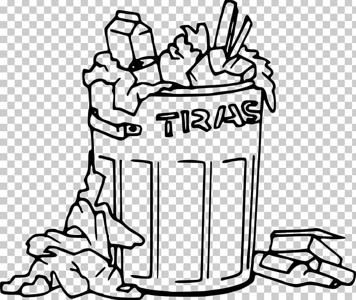 Rubbish Bins & Waste Paper Baskets Drawing Garbage Truck PNG, Clipart, Artwork, Basket, Bin Bag, Black, Black And White Free PNG Download