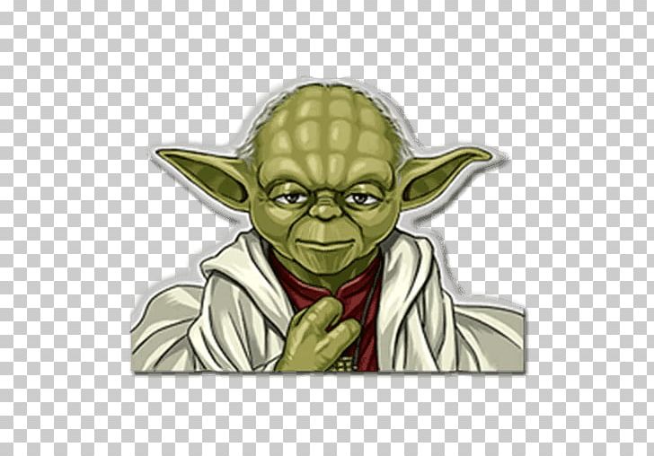 Sticker Yoda Telegram Star Wars Illustration PNG, Clipart, Art, Cartoon, Fictional Character, Legendary Creature, Mythical Creature Free PNG Download