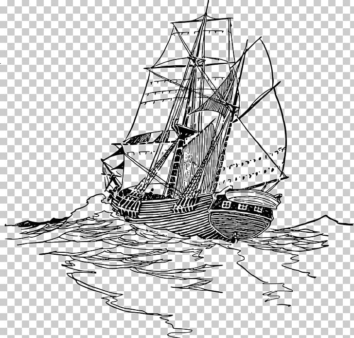 Sailboat Sailing Ship PNG, Clipart, Brig, Caravel, Carrack, Dromon, Galiot Free PNG Download
