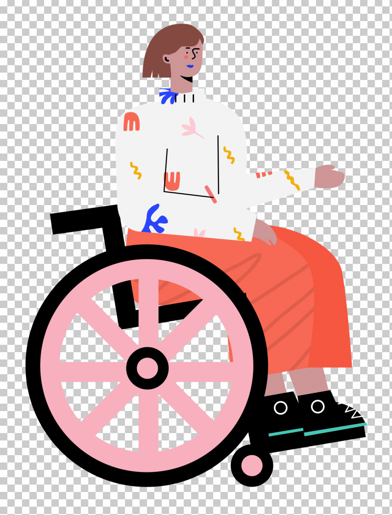 Sitting On Wheelchair Woman Lady PNG, Clipart, Behavior, Geometry, Human, Lady, Line Free PNG Download