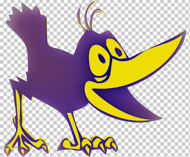 Birds Cartoon Character Yellow Violet PNG, Clipart, Beak, Birds, Cartoon, Character, Geometry Free PNG Download