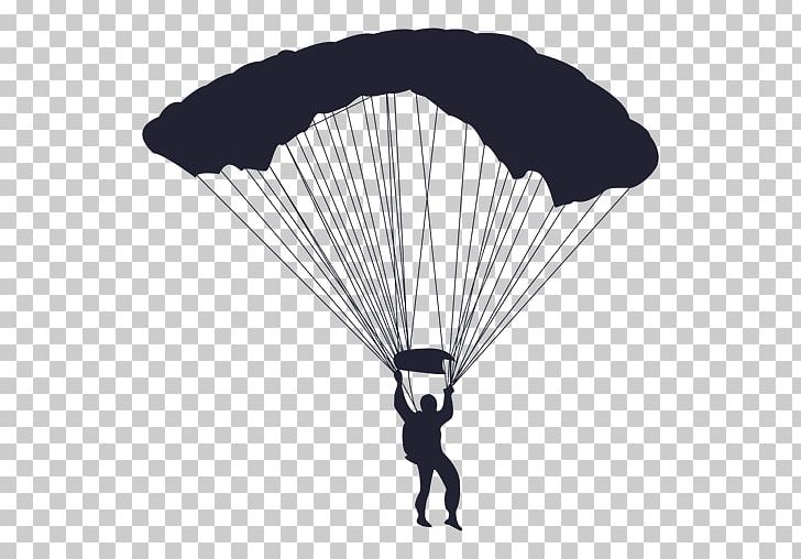 Parachute Parachuting Silhouette PNG, Clipart, Air Sports, Encapsulated Postscript, Line, Parachute, Parachuting Free PNG Download