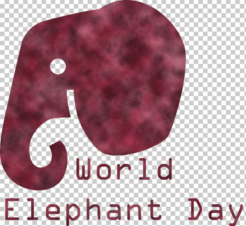 World Elephant Day Elephant Day PNG, Clipart, Coheed And Cambria, Meter, Purple, World Elephant Day Free PNG Download