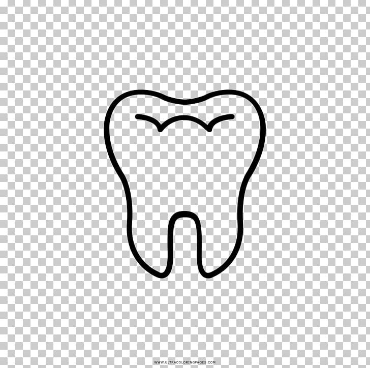 Coloring Book Tooth Drawing PNG, Clipart, Adult, Area, Ausmalbild, Black, Black And White Free PNG Download