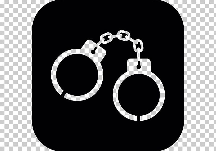 Handcuffs Police Officer Computer Icons PNG, Clipart, Arrest, Black And White, Circle, Computer Icons, Copyright Free PNG Download