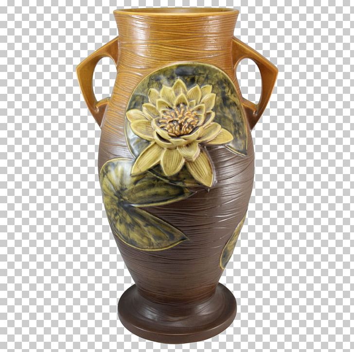 Water Lily Vase Jug Ceramic Roseville Pottery PNG, Clipart, Art, Artifact, Artist, Ceramic, Decorative Arts Free PNG Download