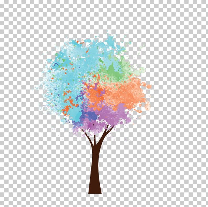 Tree Art Color Painting PNG, Clipart, Abstract Art, Acrylic Paint, Art, Artist, Big Tree Free PNG Download