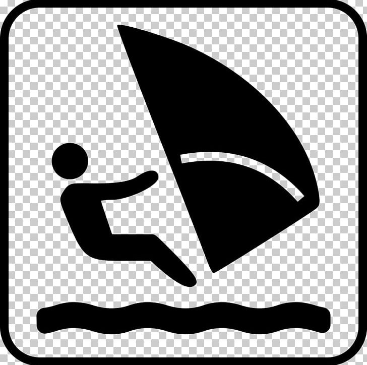 Windsurfing PNG, Clipart, Angle, Area, Black, Black And White, Brand Free PNG Download