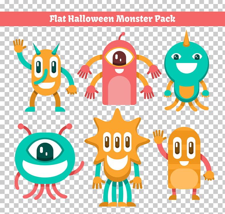 Halloween Monsters Euclidean PNG, Clipart, Area, Cartoon, Cartoon Character, Cartoon Cloud, Cartoon Eyes Free PNG Download