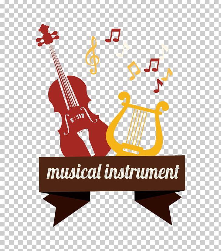 Musical Instrument Illustration PNG, Clipart, Brand, Cartoon Violin, Crescent Moon, Crescent Piano, Graphic Design Free PNG Download