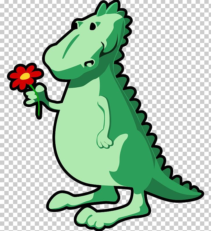 Flower Dinosaur PNG, Clipart, Amphibian, Artwork, Cartoon, Dinosaur, Fauna Free PNG Download