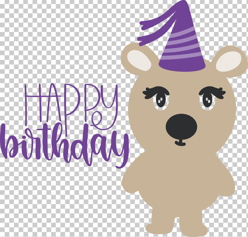 Happy Birthday PNG, Clipart, Biology, Cartoon, Character, Deer, Dog Free PNG Download