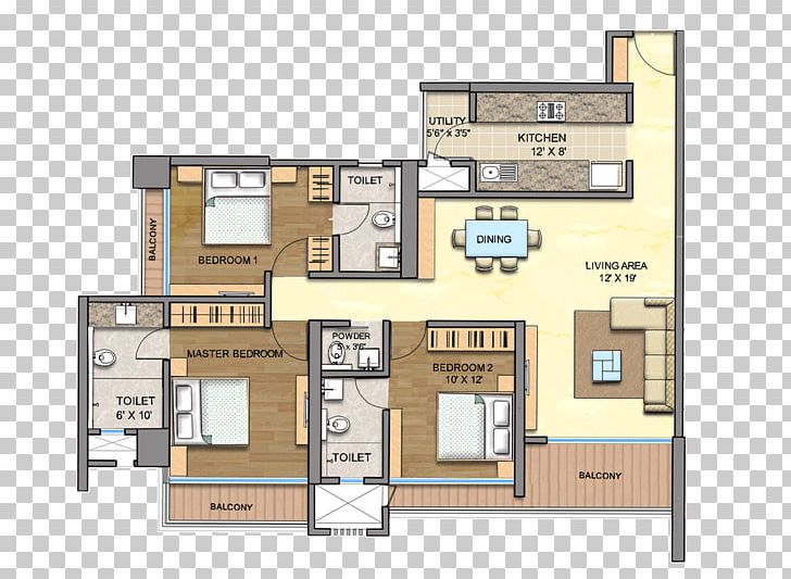 Floor Plan Runwal Greens House Apartment PNG, Clipart, Apartment, Area, Building, Elevation, Facade Free PNG Download