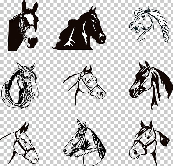 Horse Silhouette PNG, Clipart, Animals, Black, Collection, Encapsulated Postscript, Head Free PNG Download