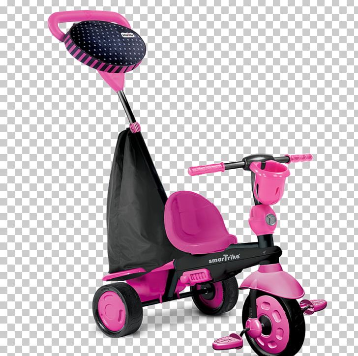 Tricycle Smart Trike Spirit Touch Steering 4-in-1 Wheel Child Smart-Trike Spark Touch Steering 4-in-1 PNG, Clipart, Bicykle, Child, Magenta, Motorized Tricycle, Pedal Free PNG Download